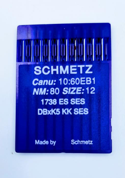 SCHMETZ DB*K5 KK №80 SES .Иглы для вышивальных машин Riсoma.