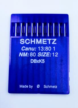 SCHMETZ DB*K5 №80 .Иглы для вышивальных машин Riсoma.